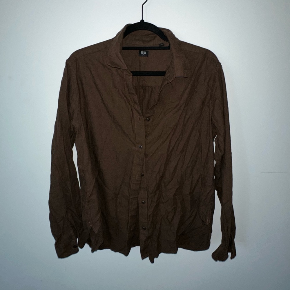 Men’s Brown Button Down
